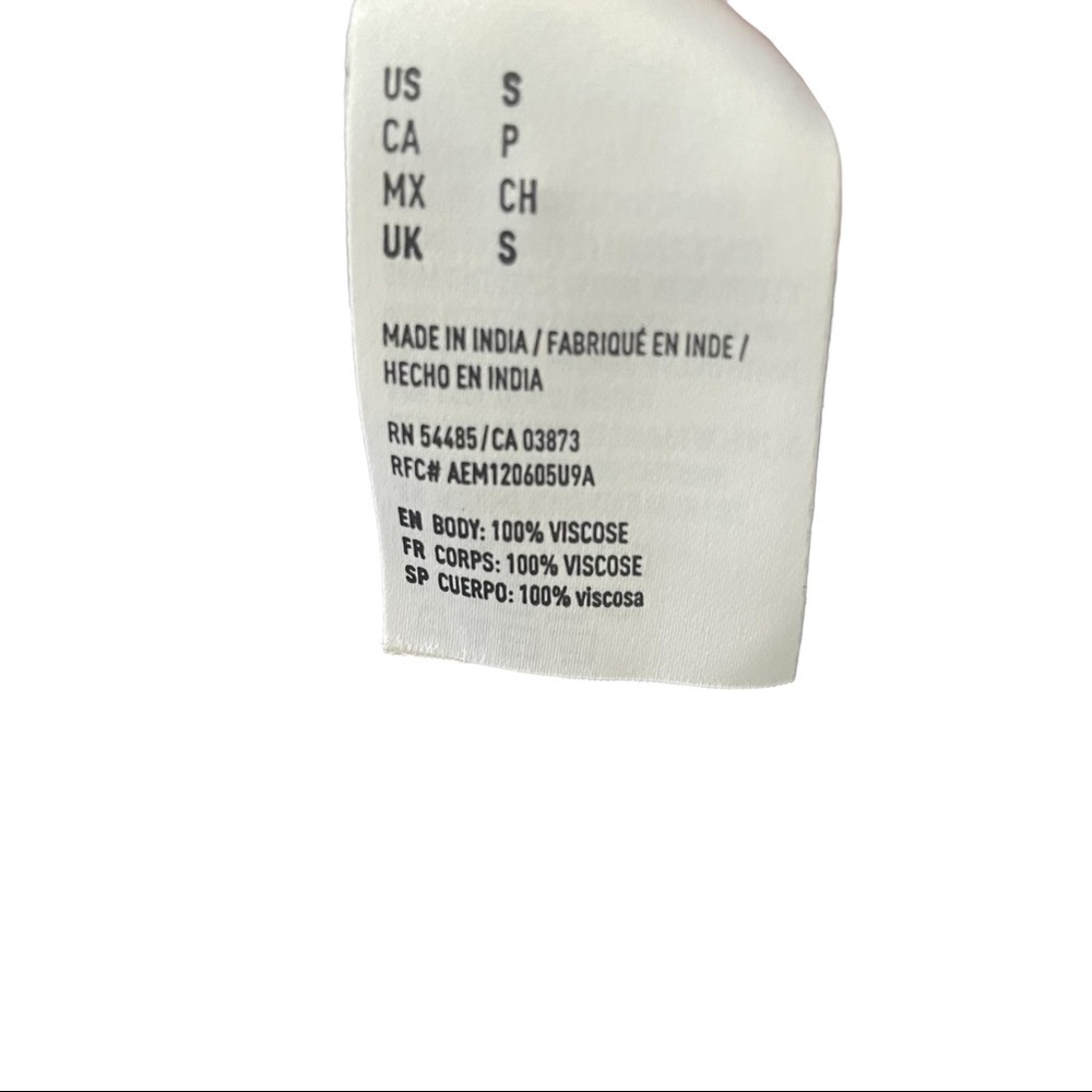 American Eagle Colorful Patchwork Boho Dress W/Ci… - image 5